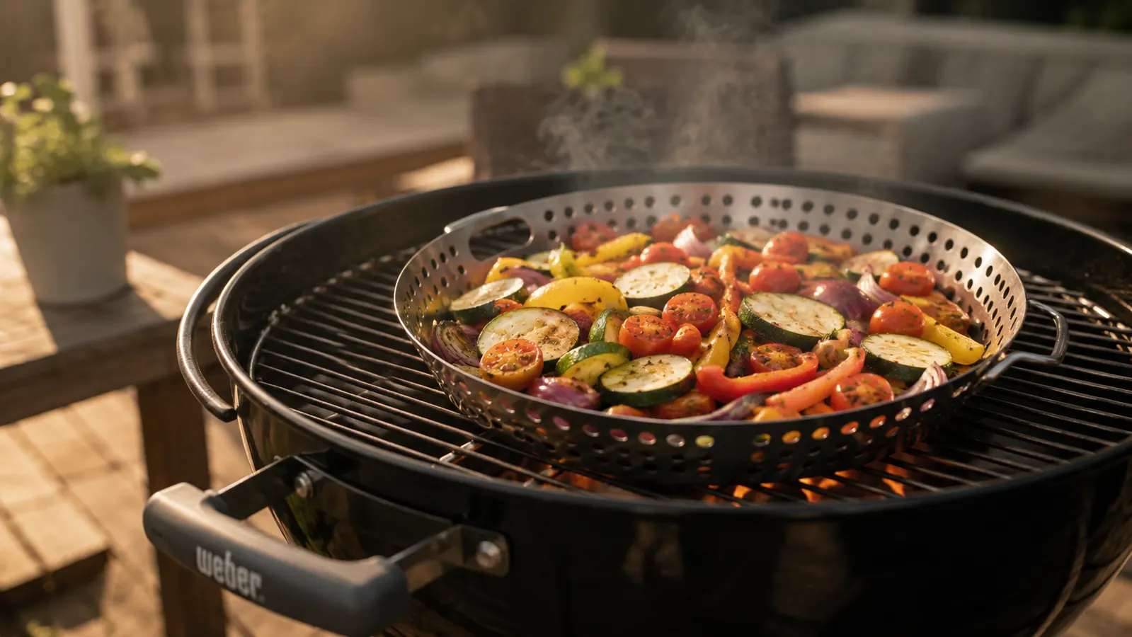 Weber Deluxe Grilling Basket Review: Two Seasons of Veggies, Fish, and Shrimp